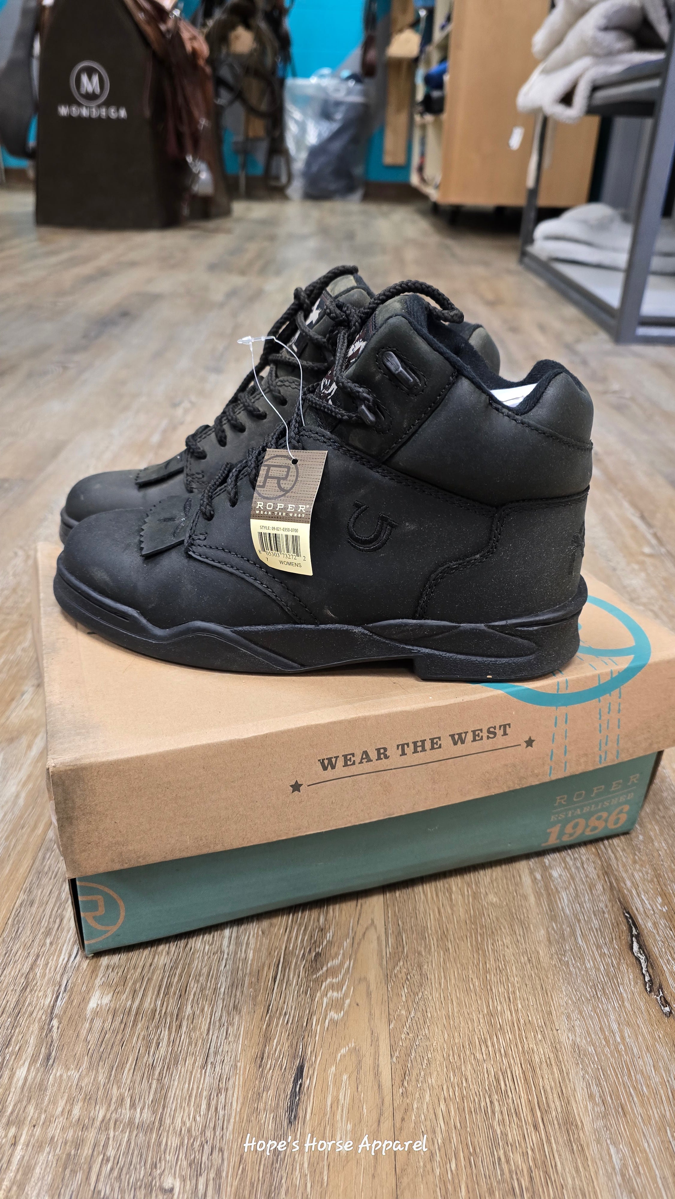 Roper Lace Up Boots, 7