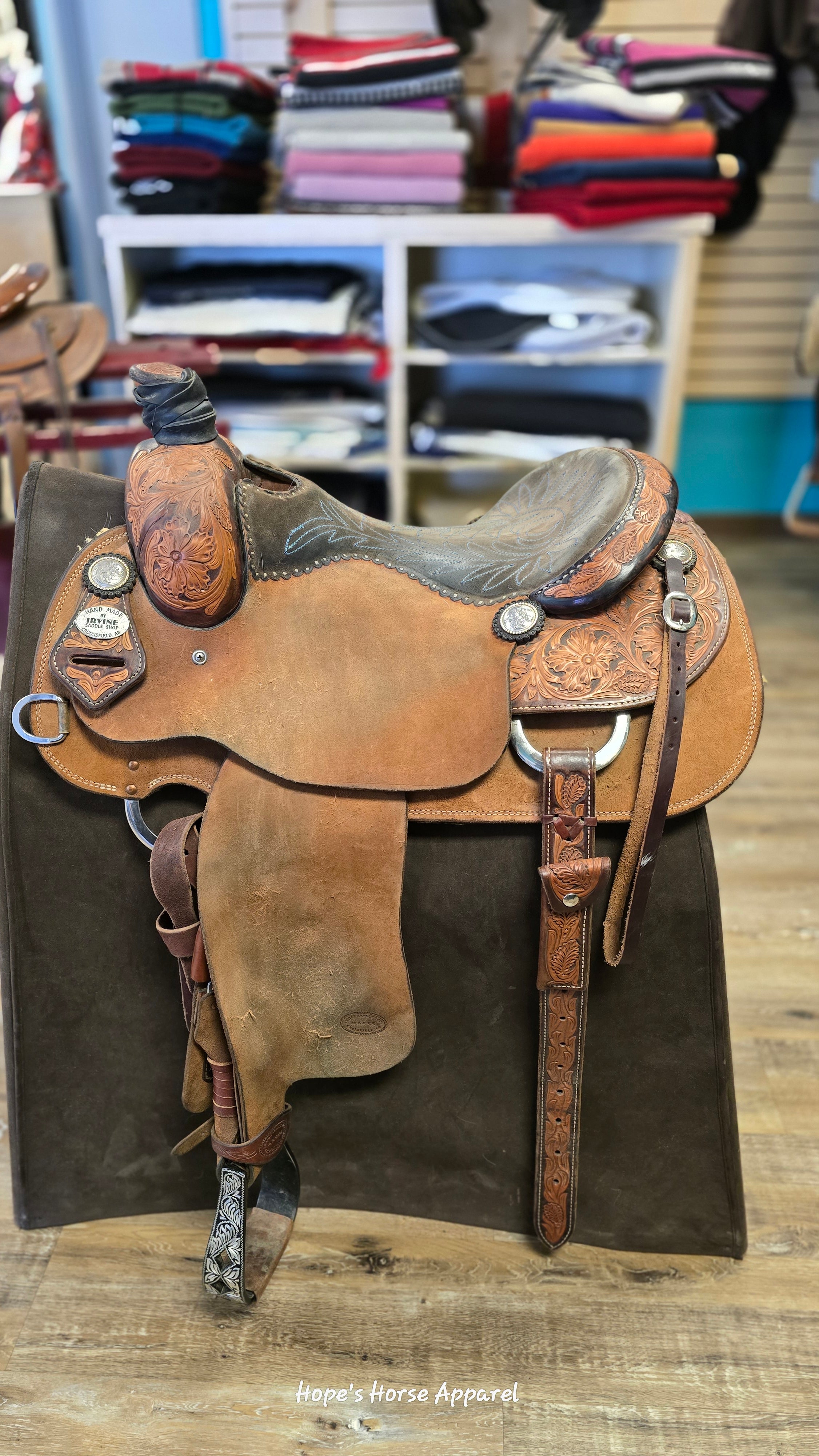 Irvines Custom Rope Saddle