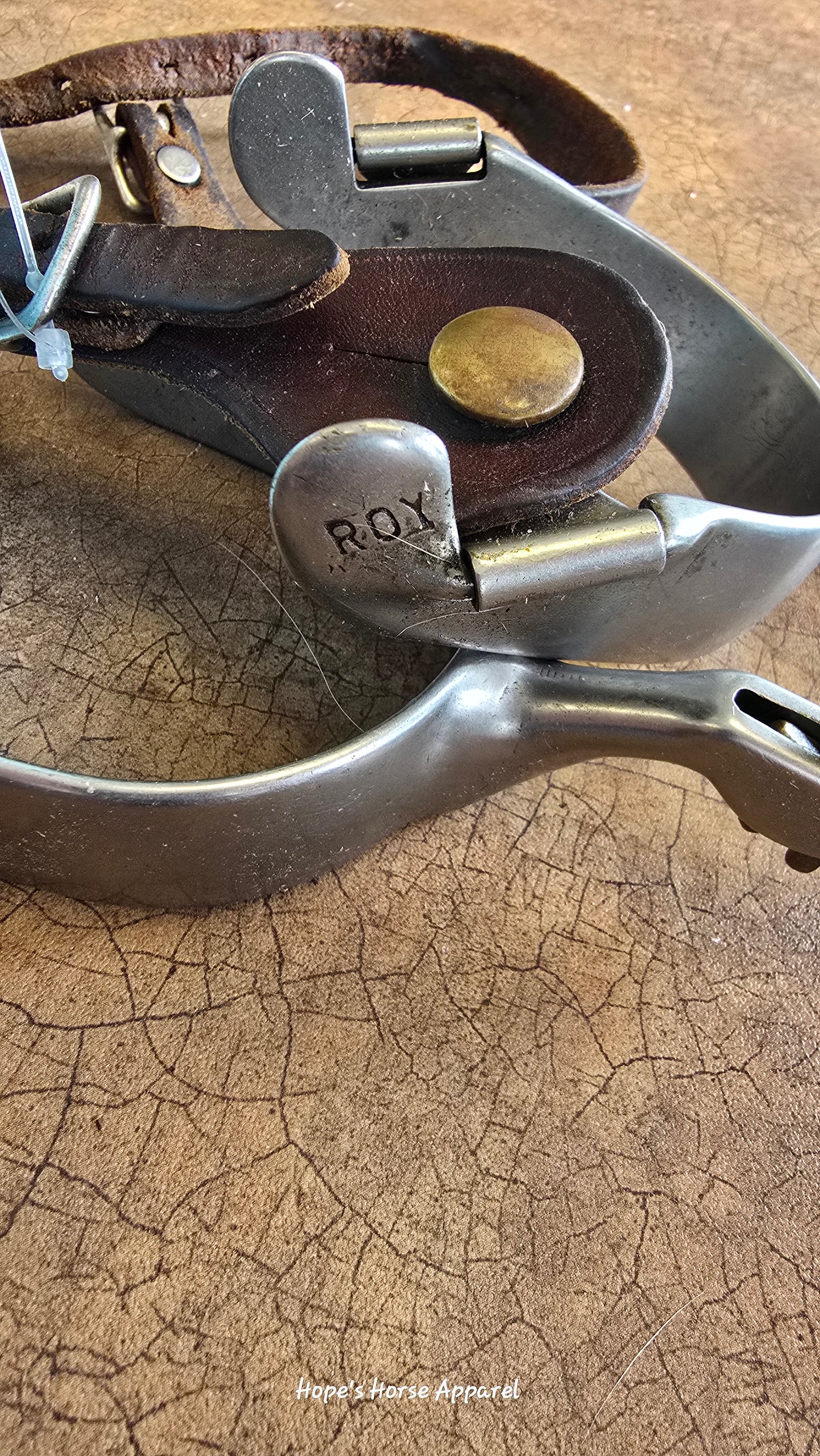 Handmade Roy Spurs with straps