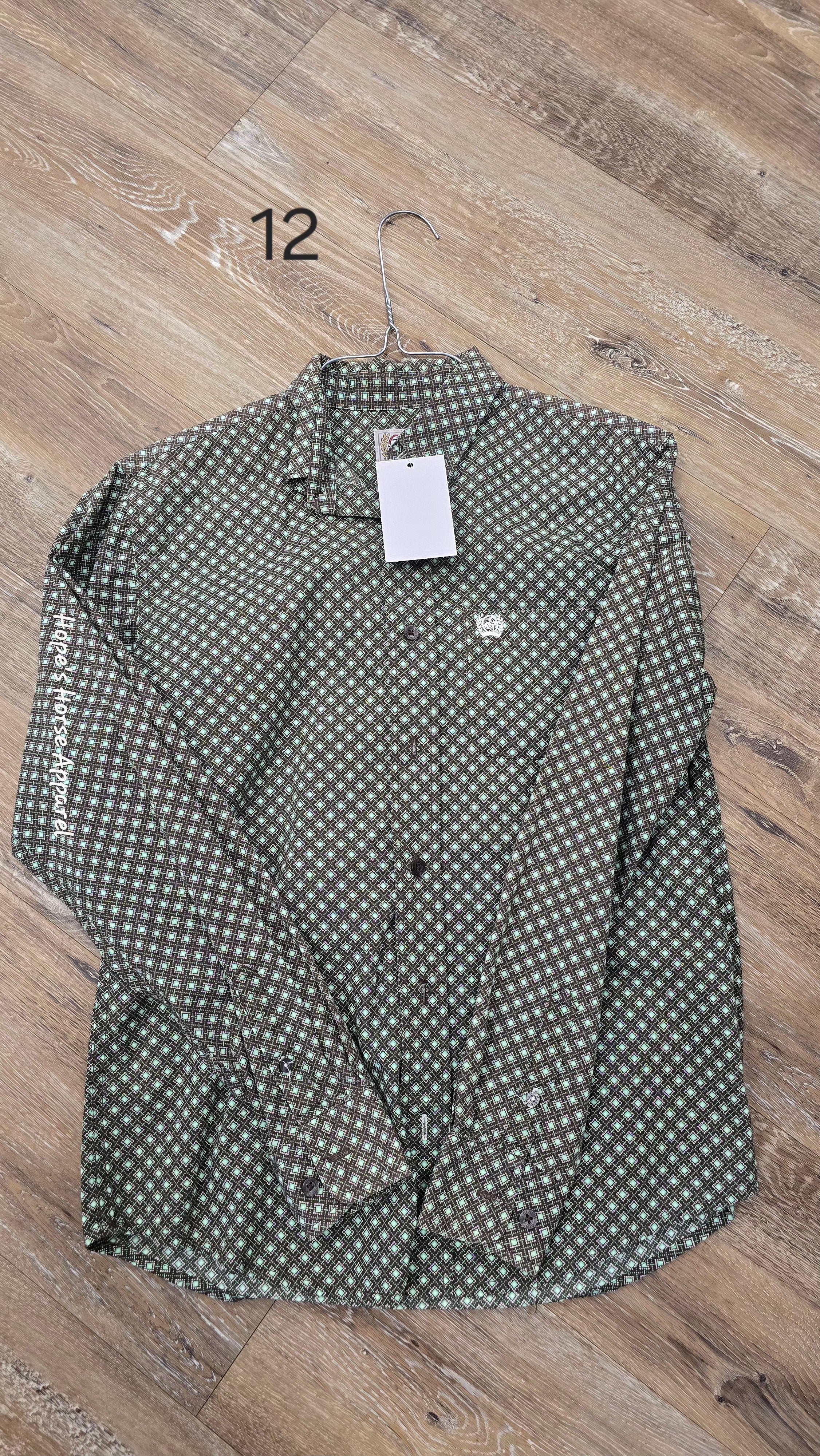 Cinch Western Shirt, 12 (L)