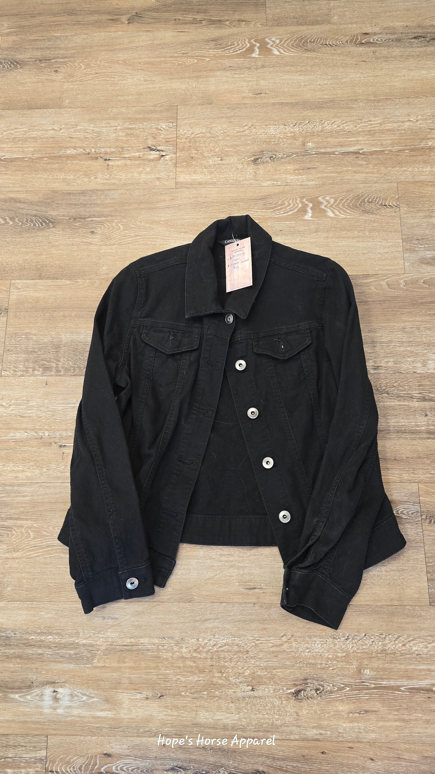Black  Jean Jacket, Small