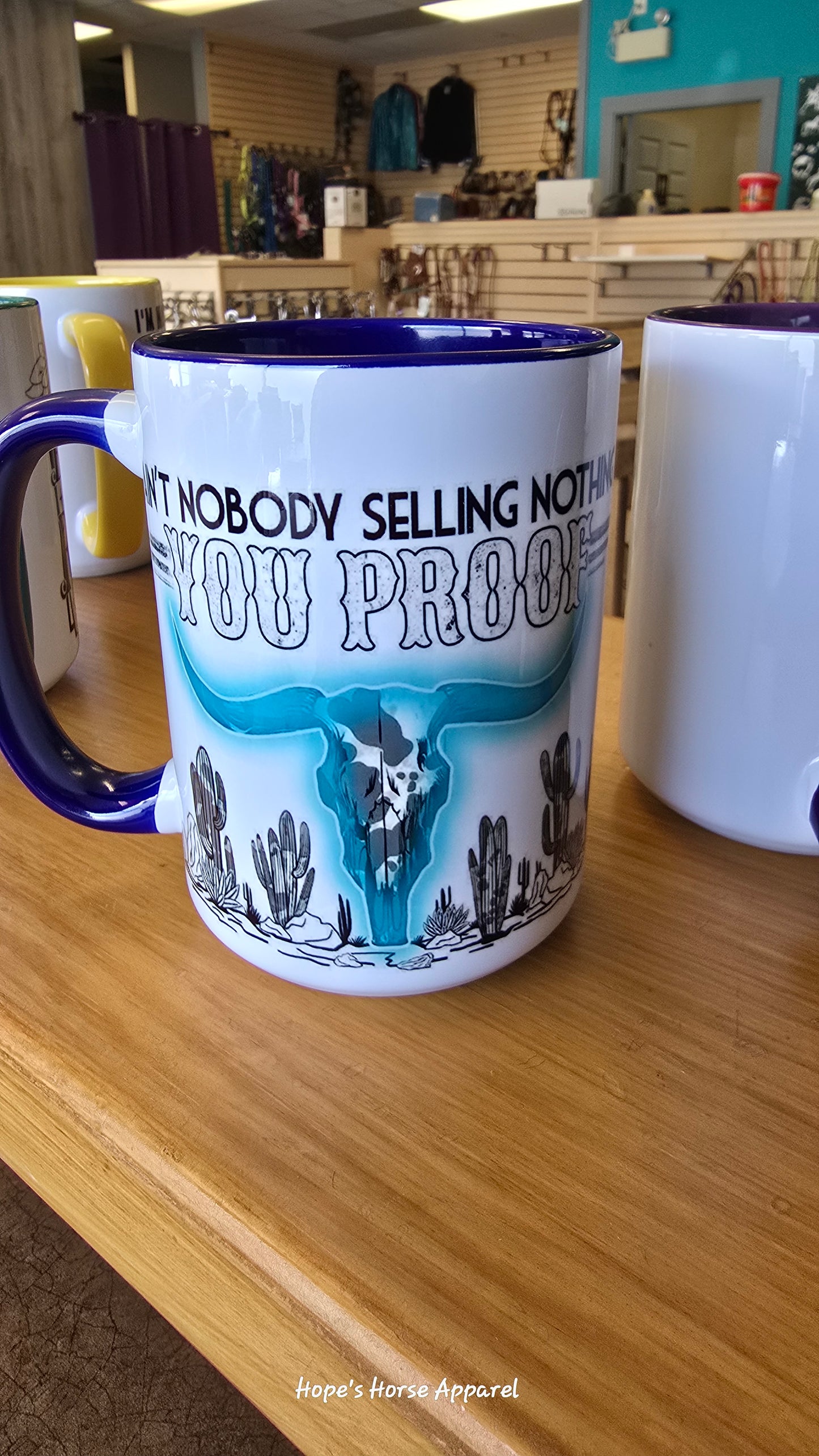 Hope's Horse Apparel custom made mug