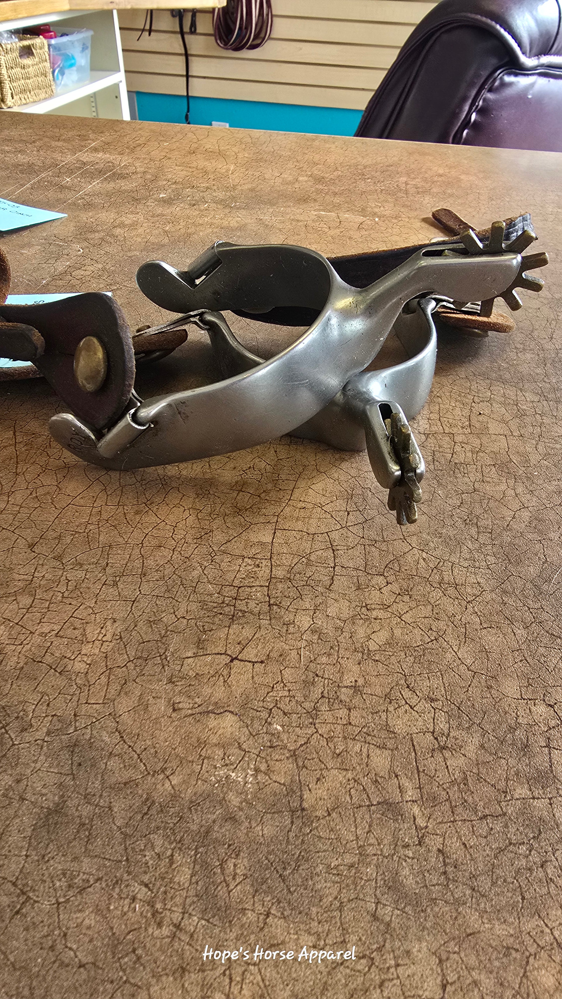 Handmade Roy Spurs with straps