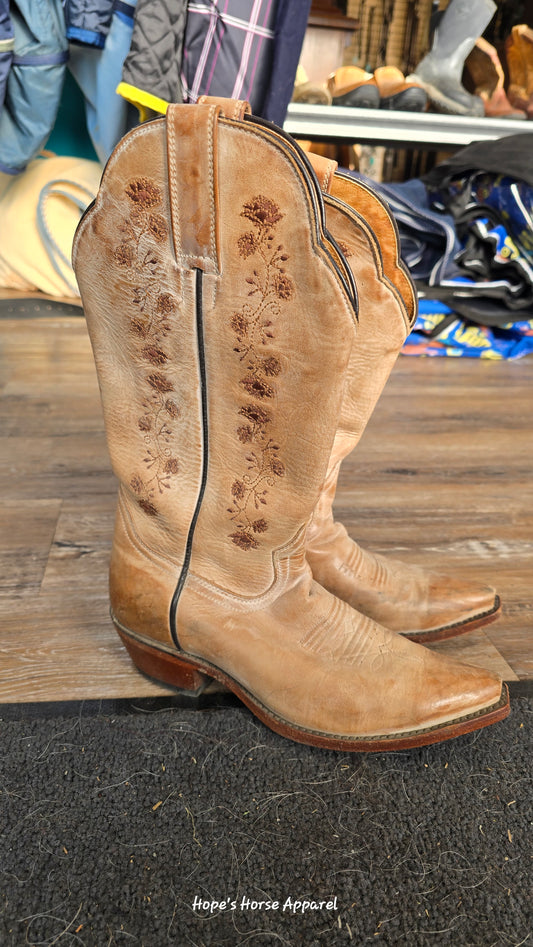 Rugged Country Cowgirl Boots, 7