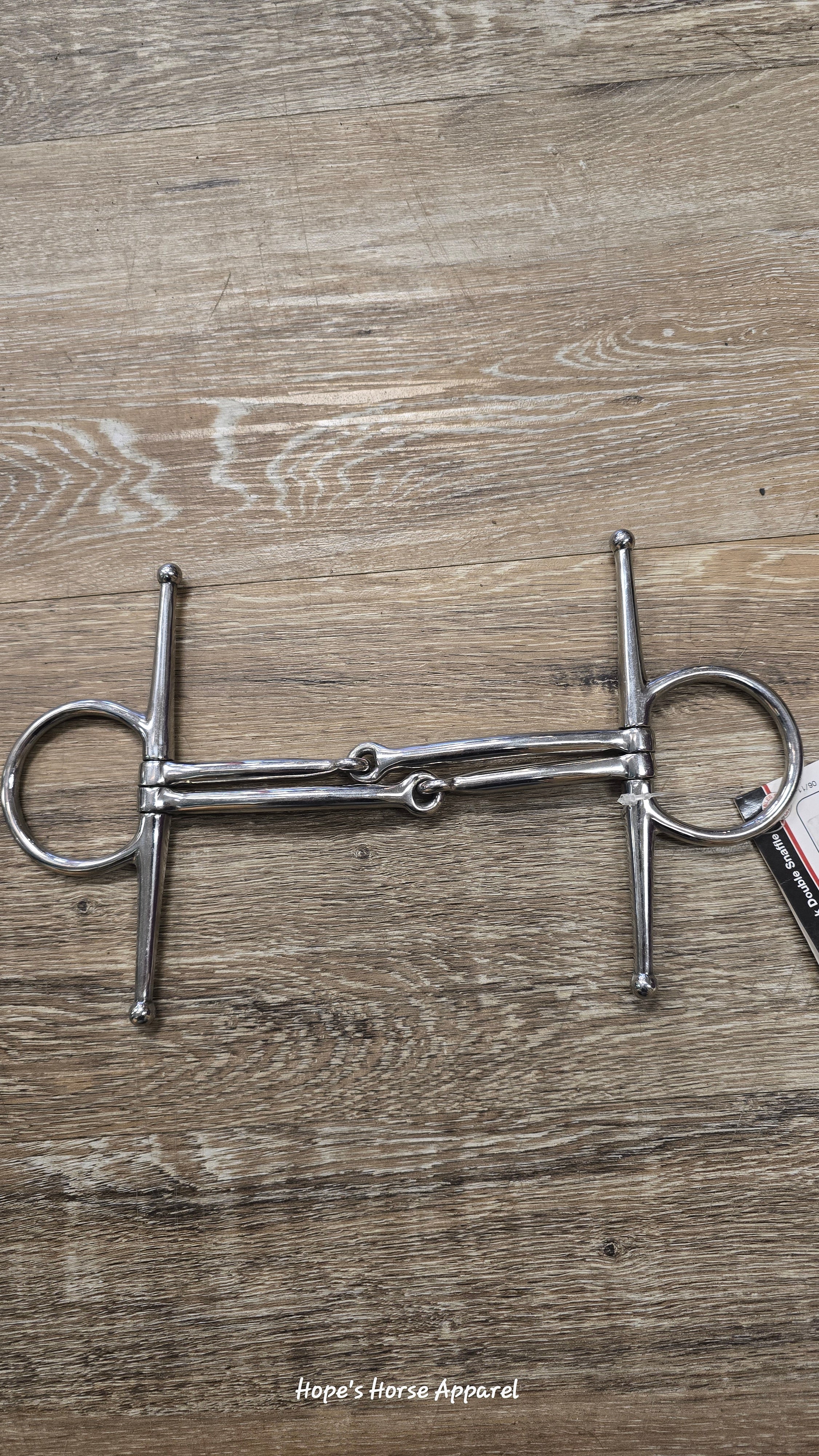Full Cheek Double Snaffle, 5 3/4"