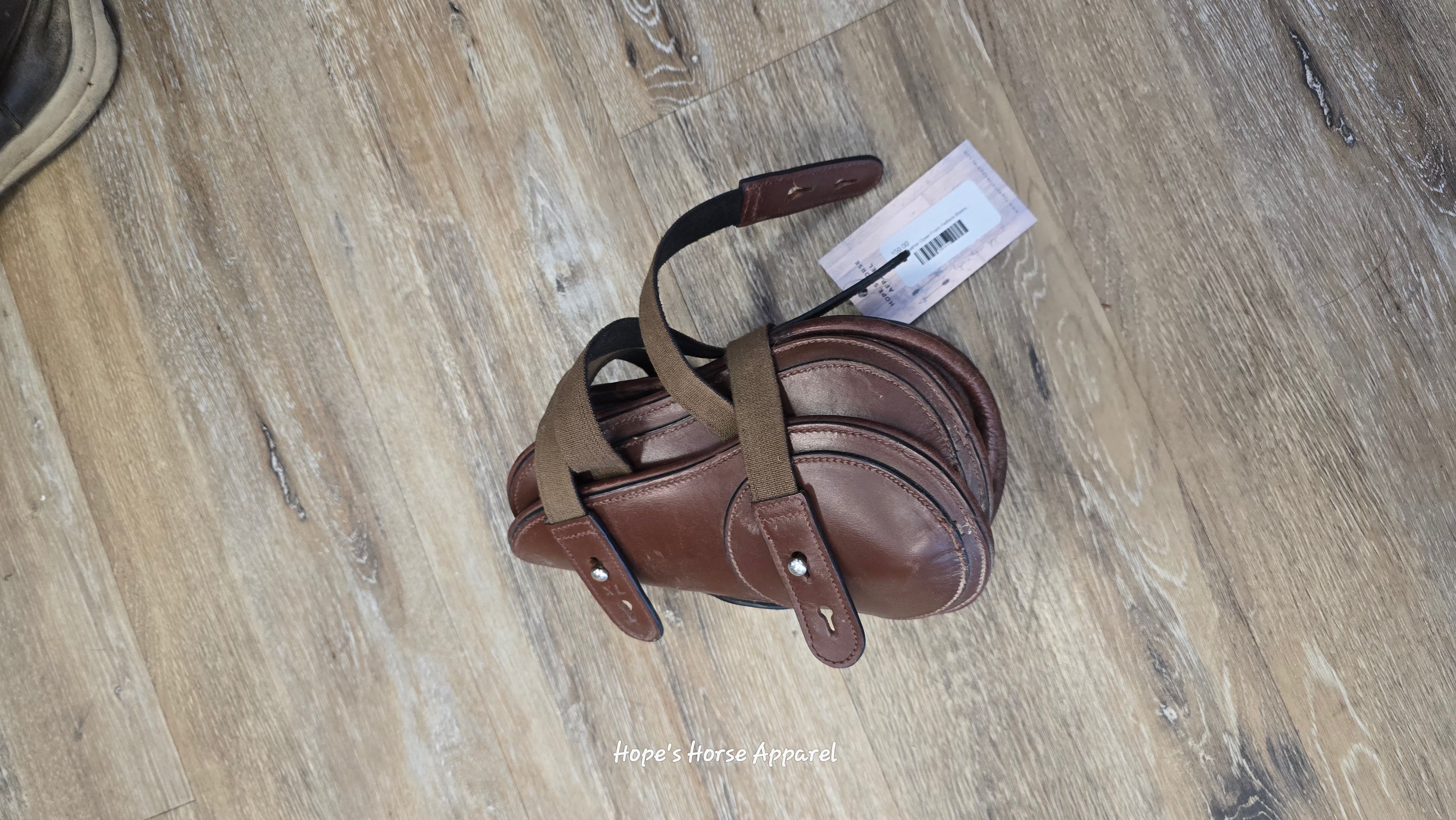 HDR Leather Open Front Fetlock Boots, XL