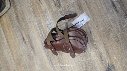 HDR Leather Open Front Fetlock Boots, XL
