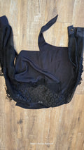 sheer fringe top, Medium