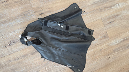 Leather Half Chaps, Small