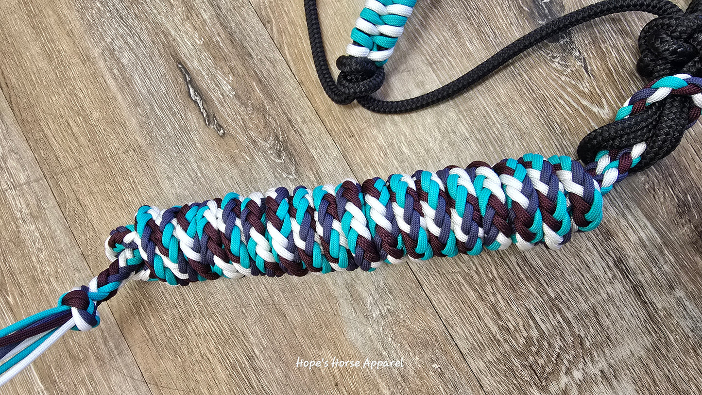 Hope's Horse Apparel Rope Halter with Braided Noseband