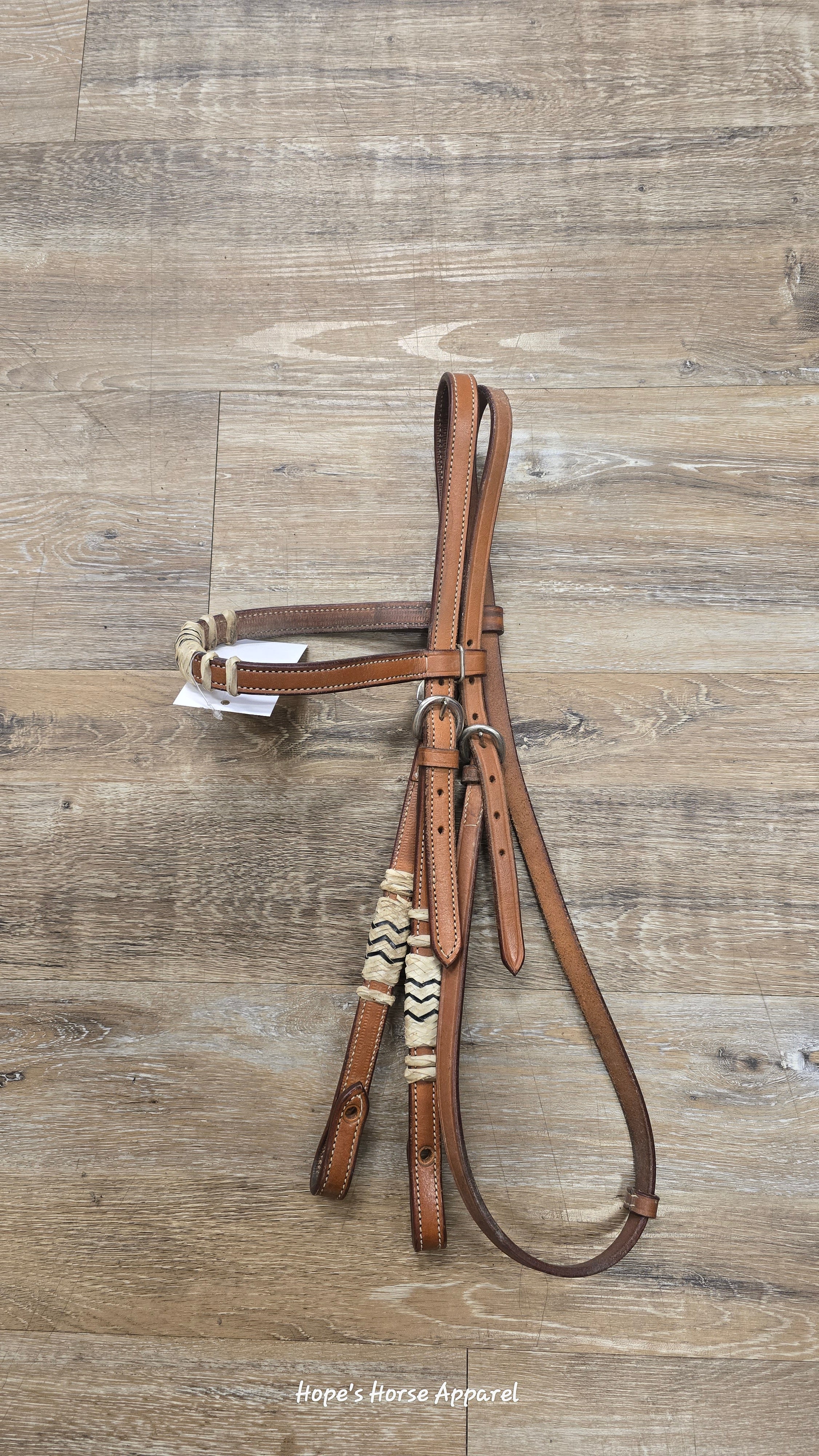 Rawhide Wrapped Headstall