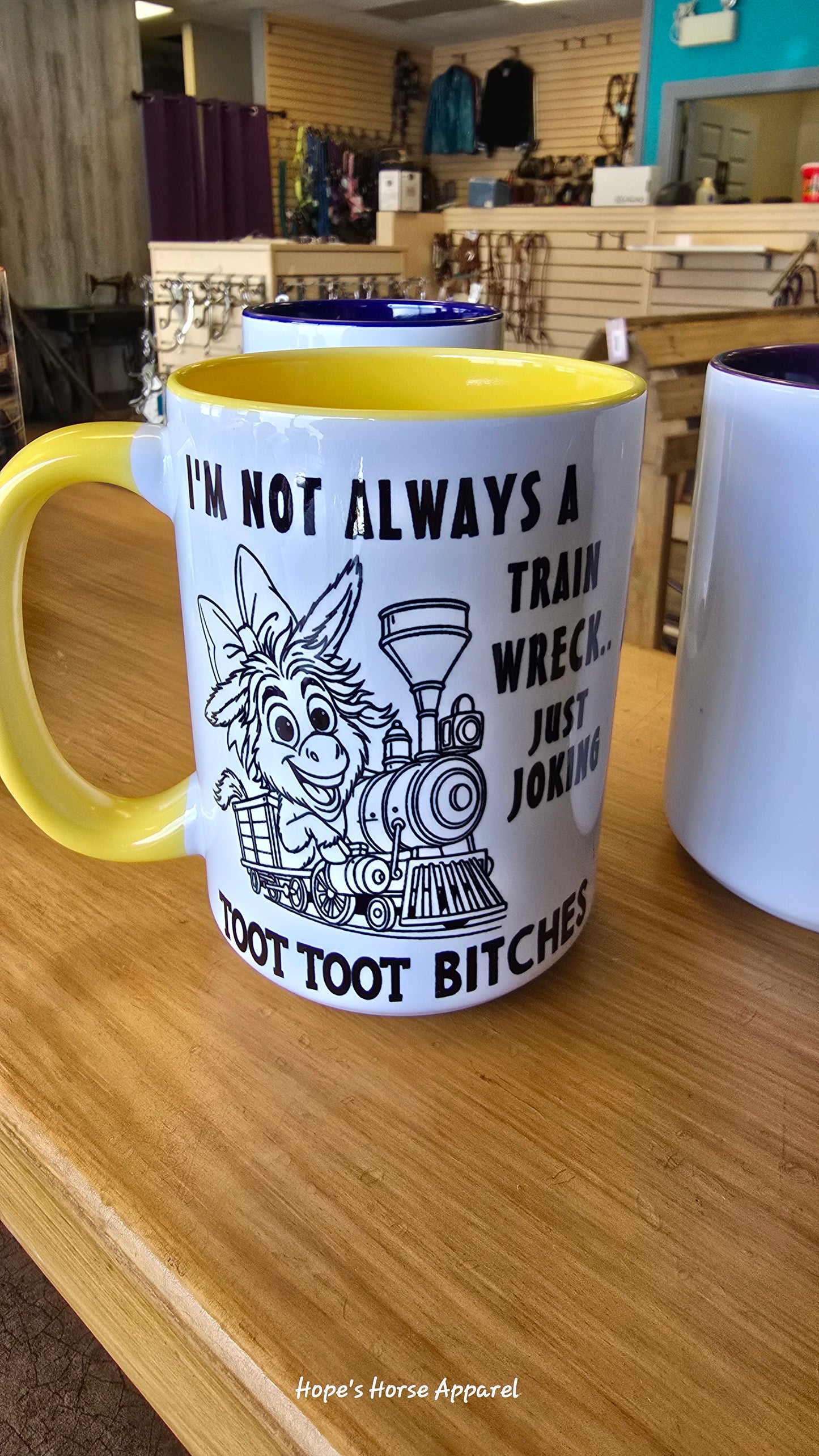 Hope's Horse Apparel custom made mug