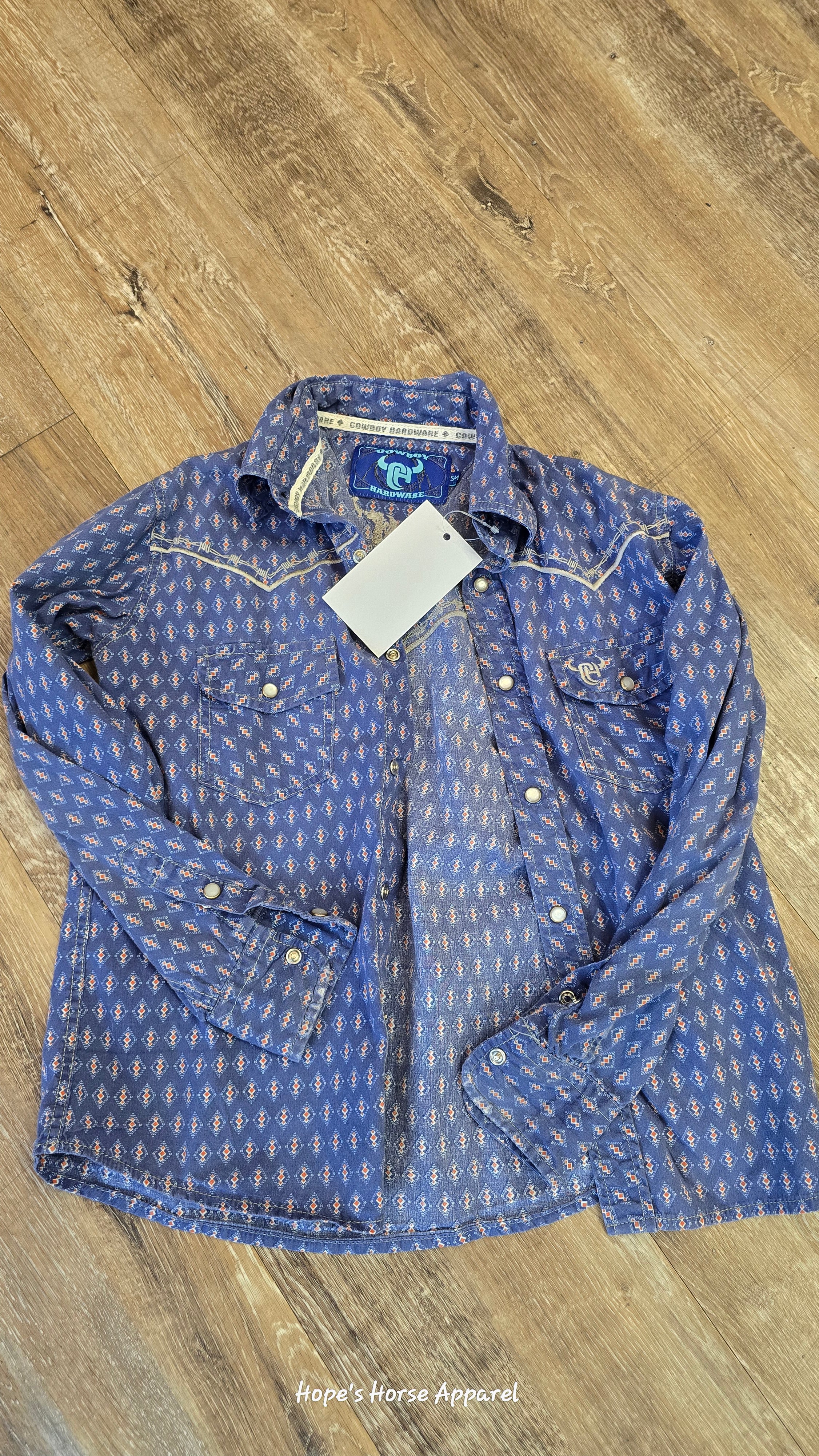 Youth Western Shirt, small