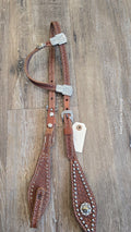 Sliding Ear Headstall with Jeremiah Watt Hardware