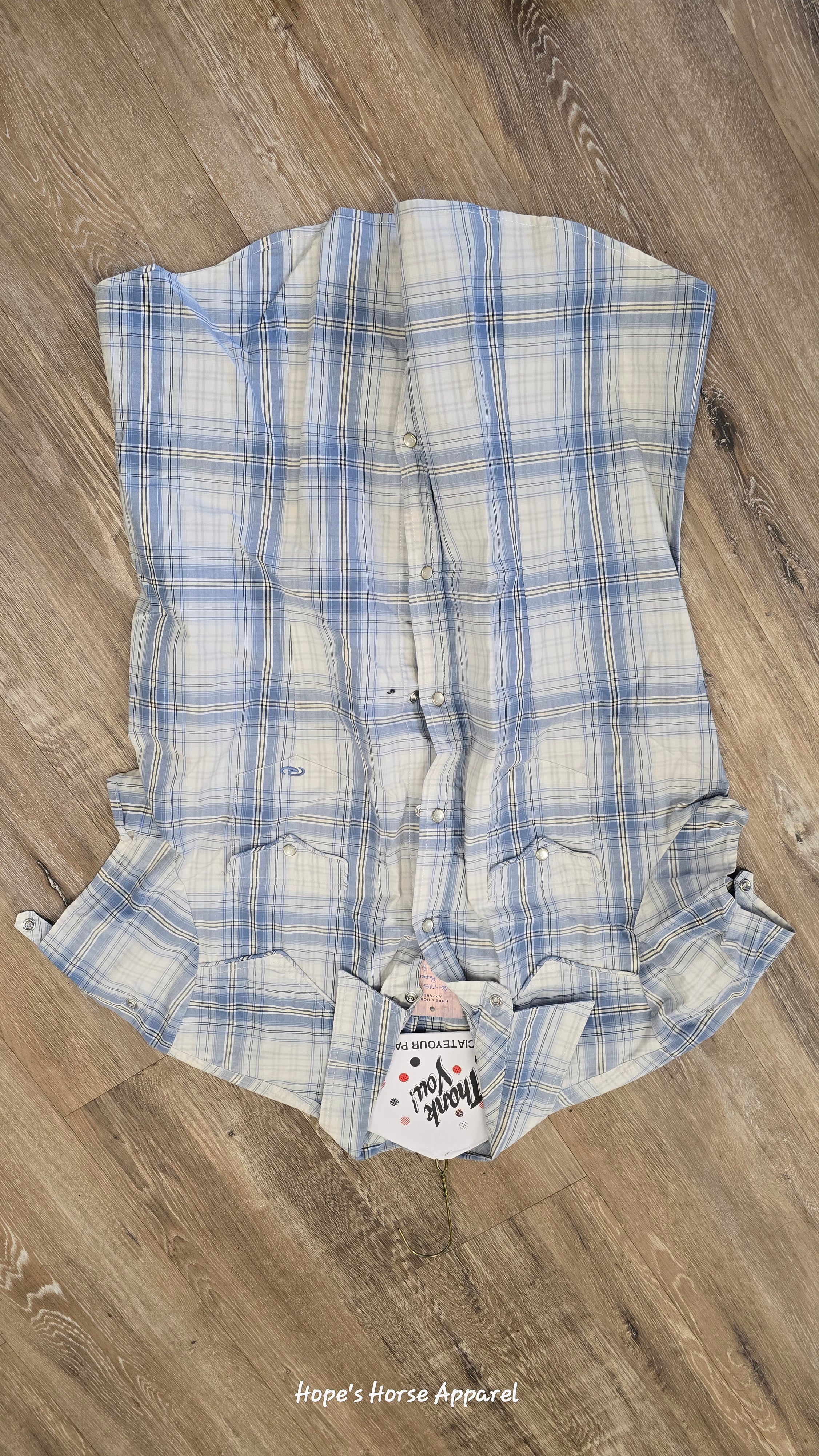 Roper Short Sleeve Western Shirt, xl