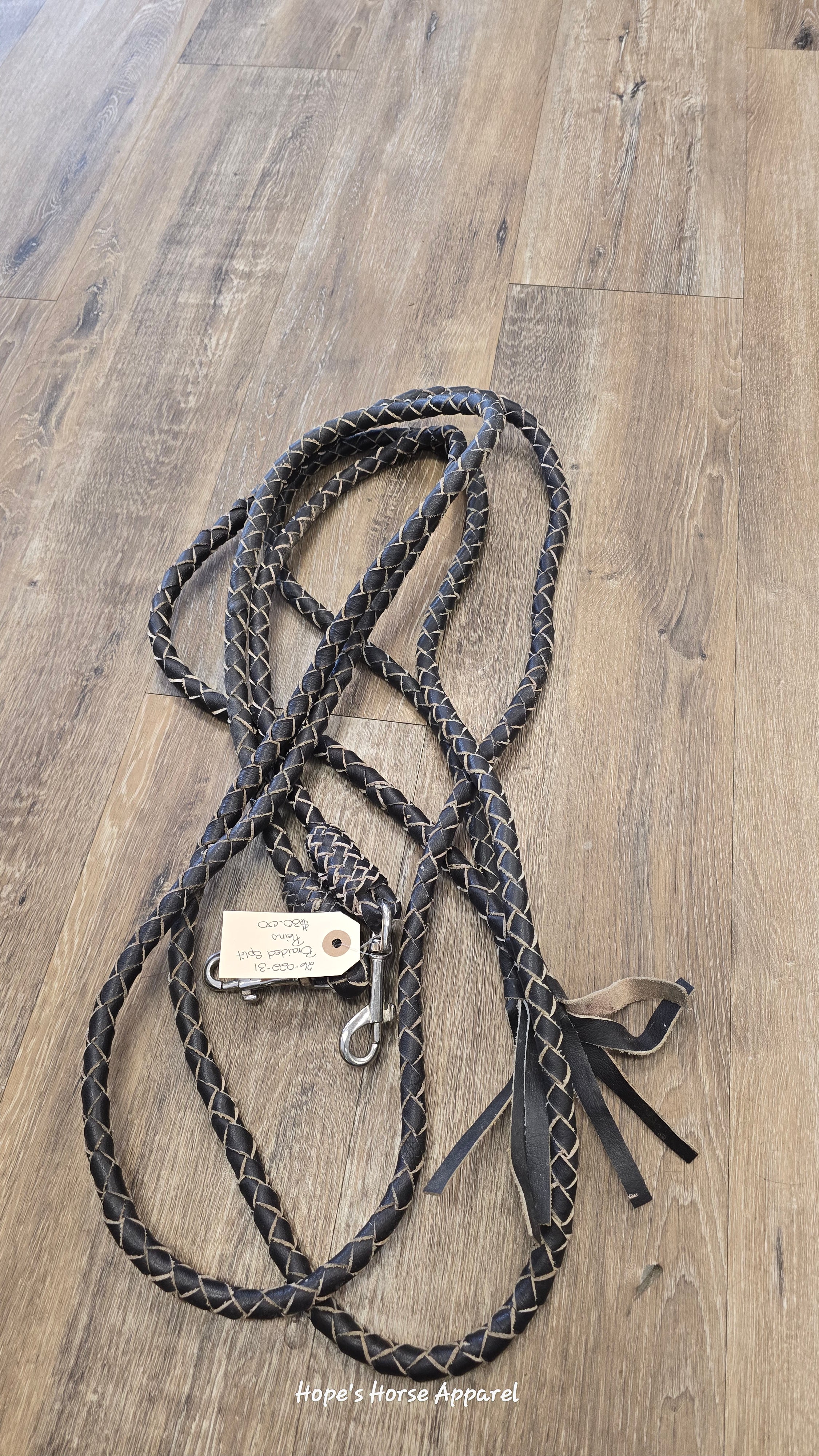 Braided Split Reins
