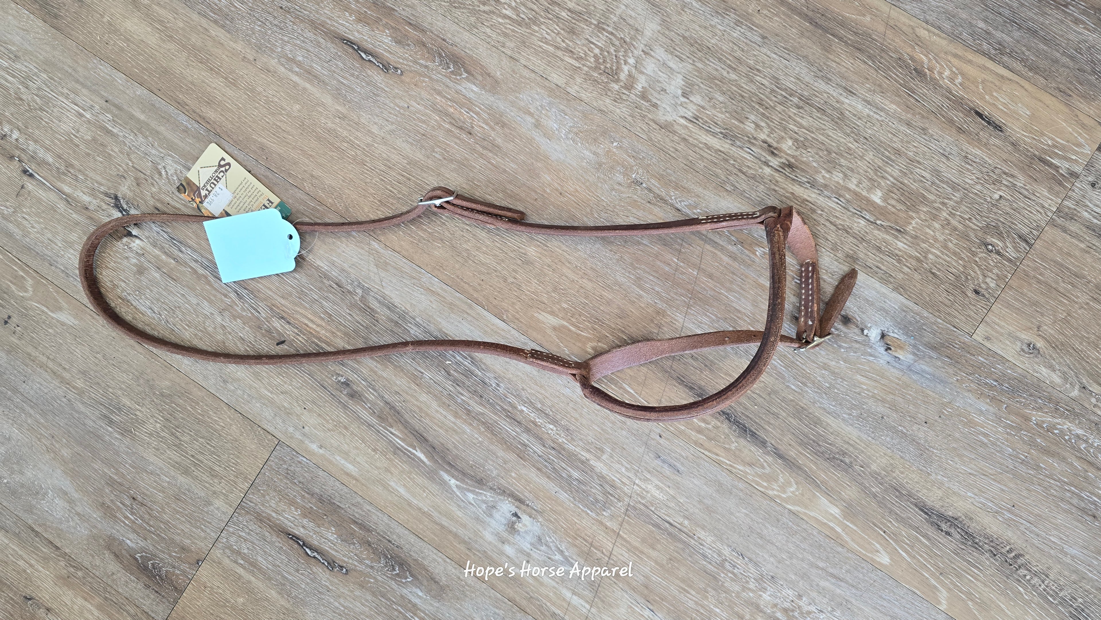 Rolled Leather Cavesson