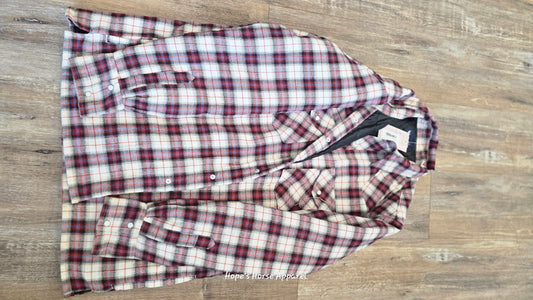 Wrangler Flannel Jacket, Large