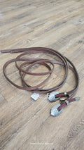 Split Reins with Silver Buckles