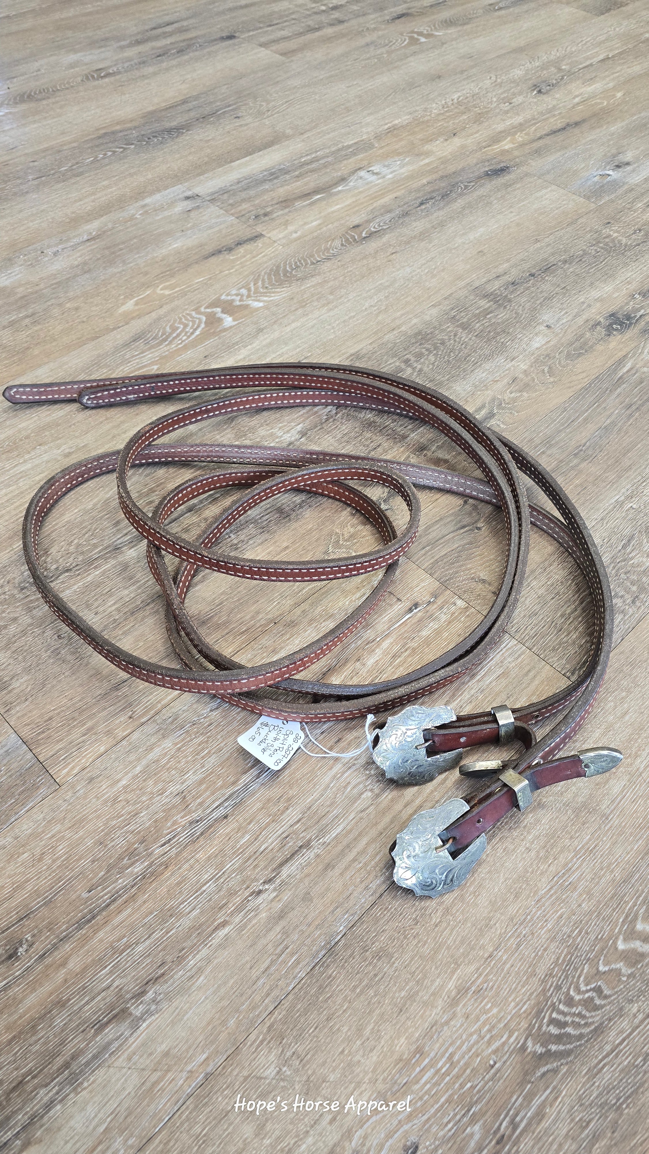Split Reins with Silver Buckles