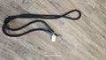 Black  Yacht Rope Looped Reins, 9'