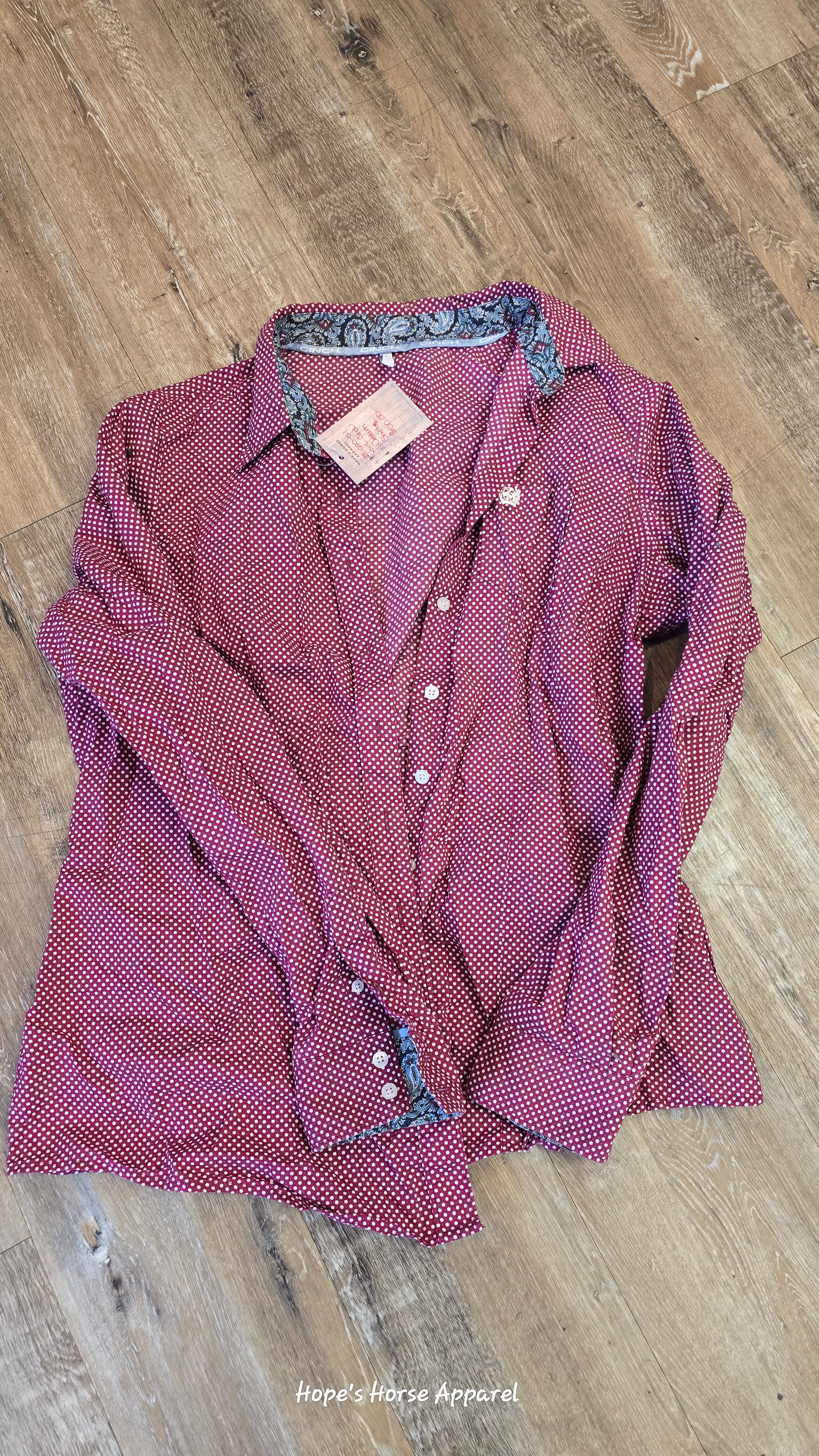 Cinch Western Shirt, xxl