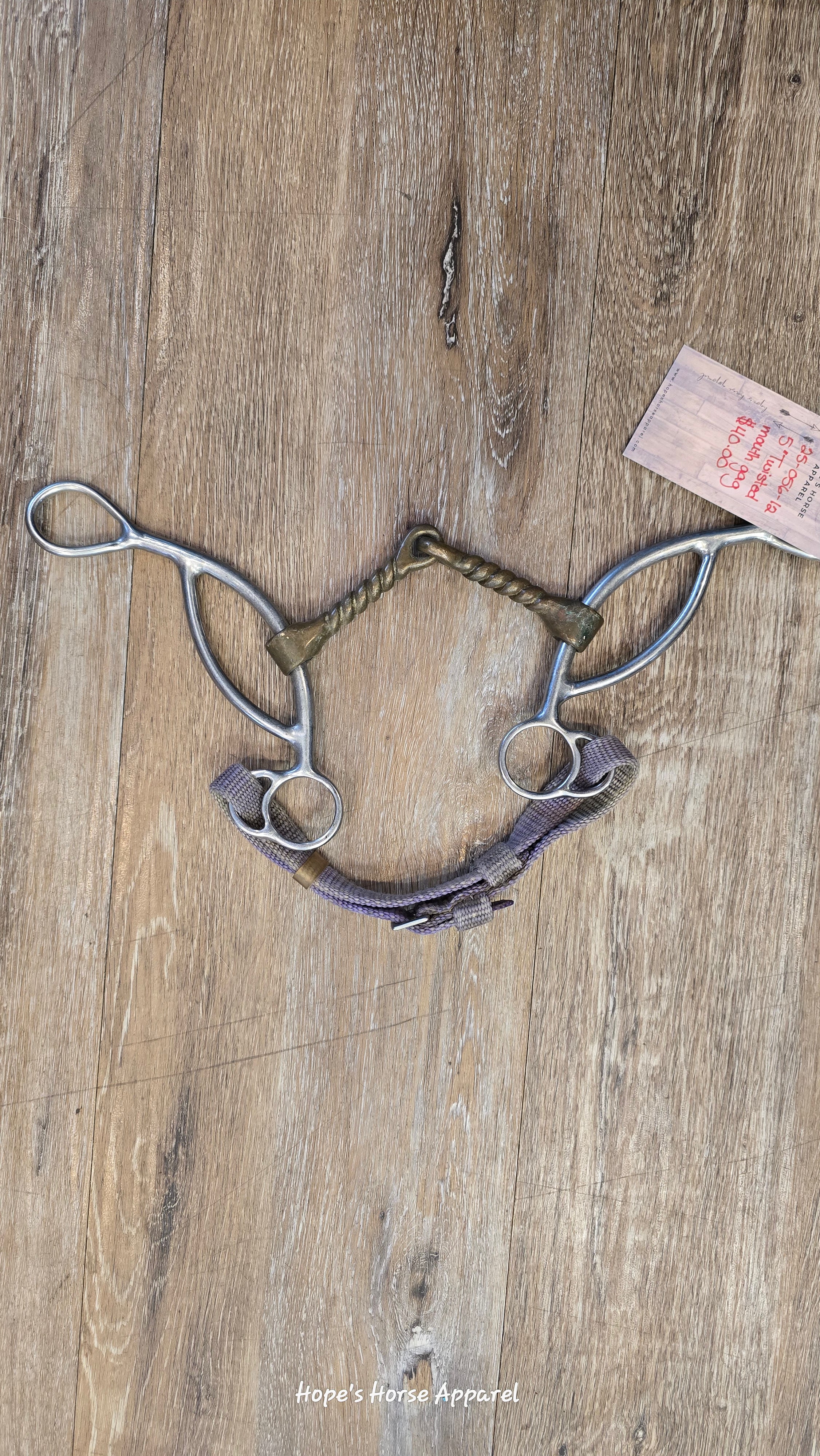 Twisted Mouth Gag Bit, 5"