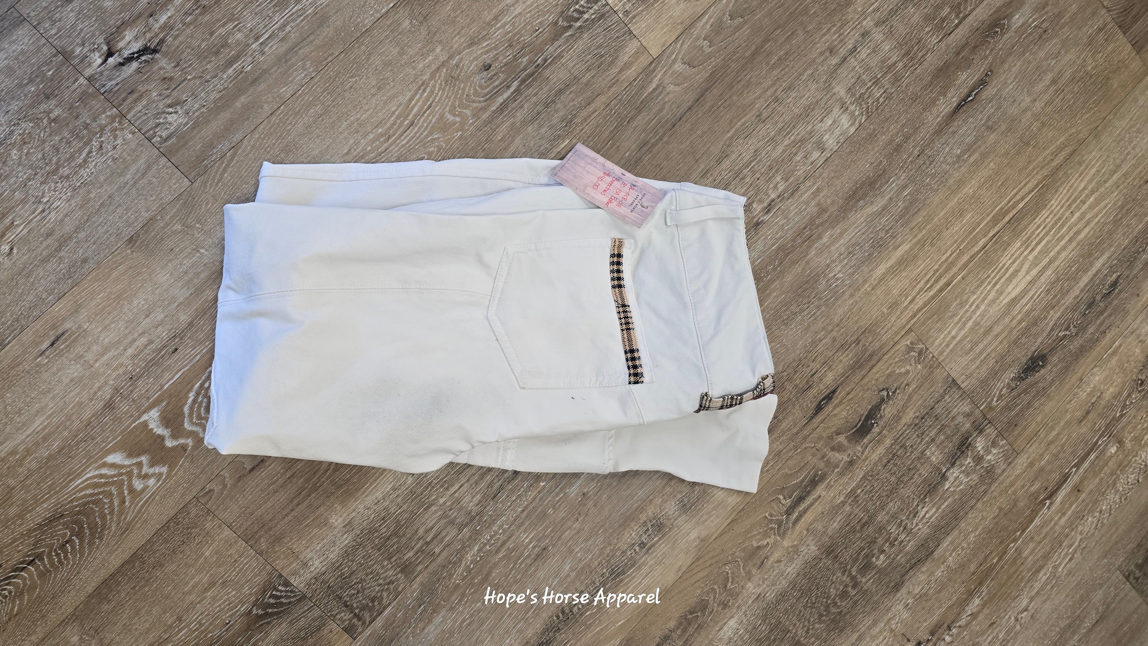 White SA Baker Breeches, 30