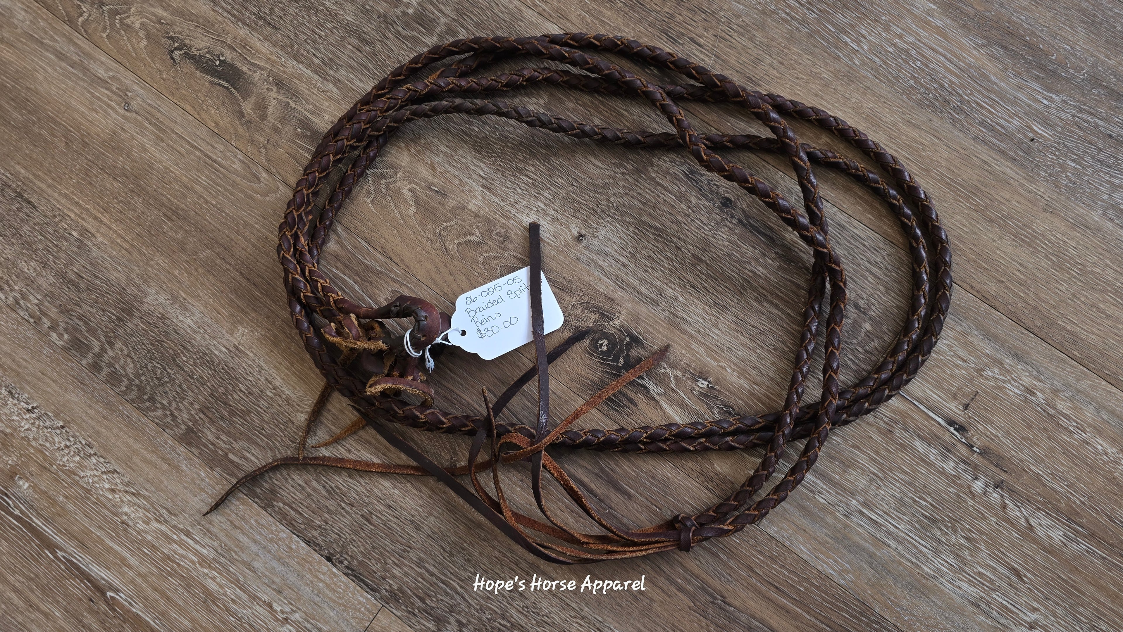 Braided Split Reins