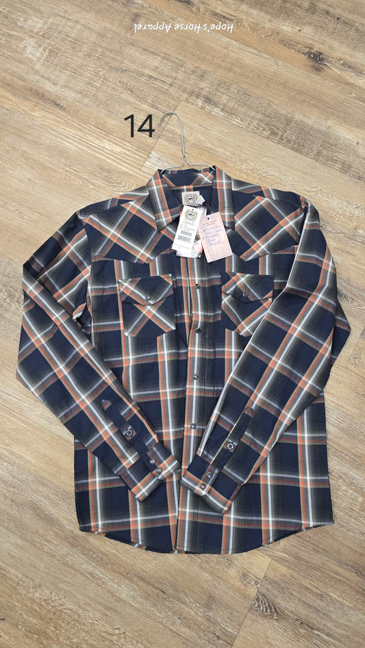 Cinch Western Shirt, 14 (xl)