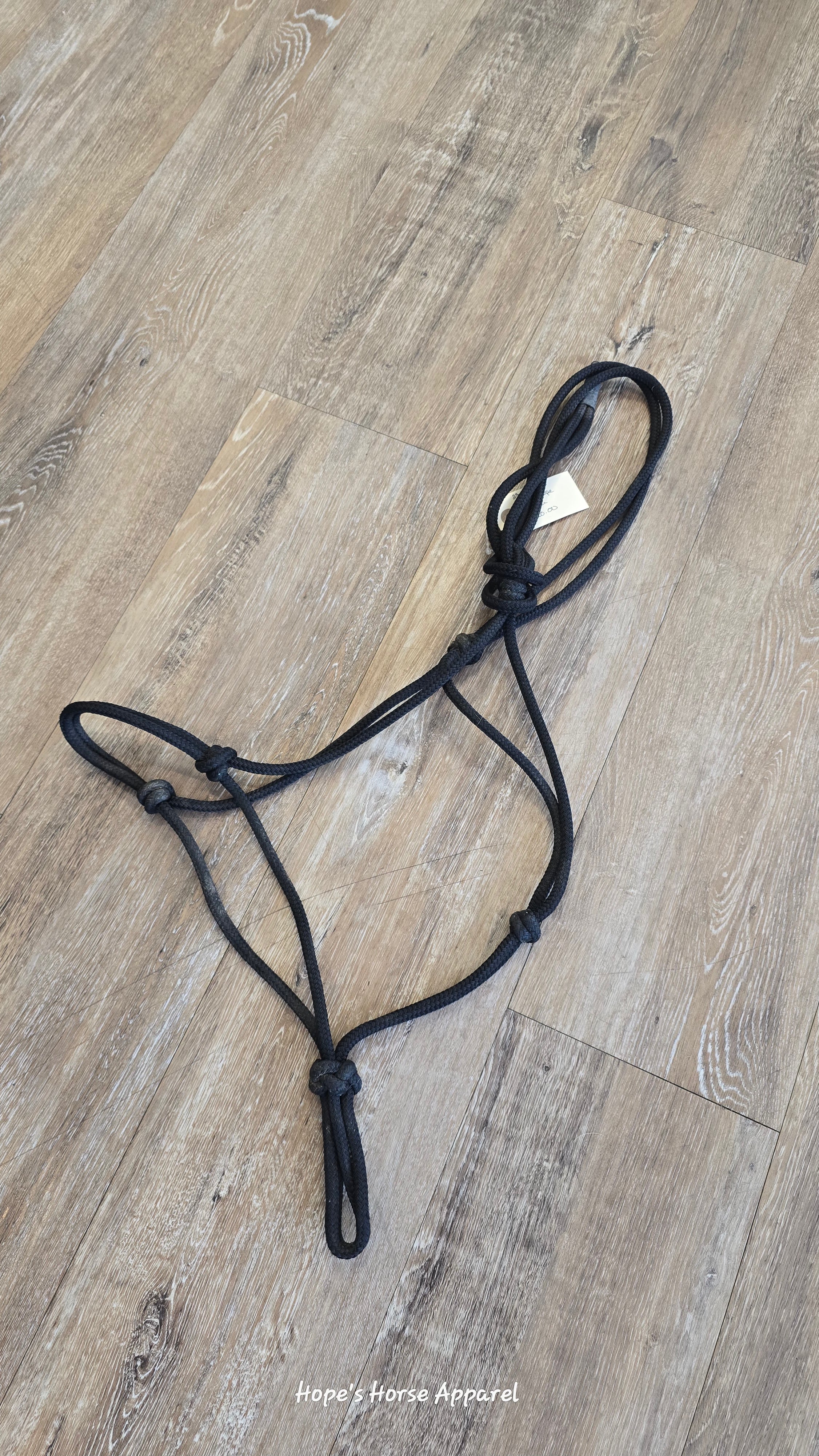Black  Rope Halter