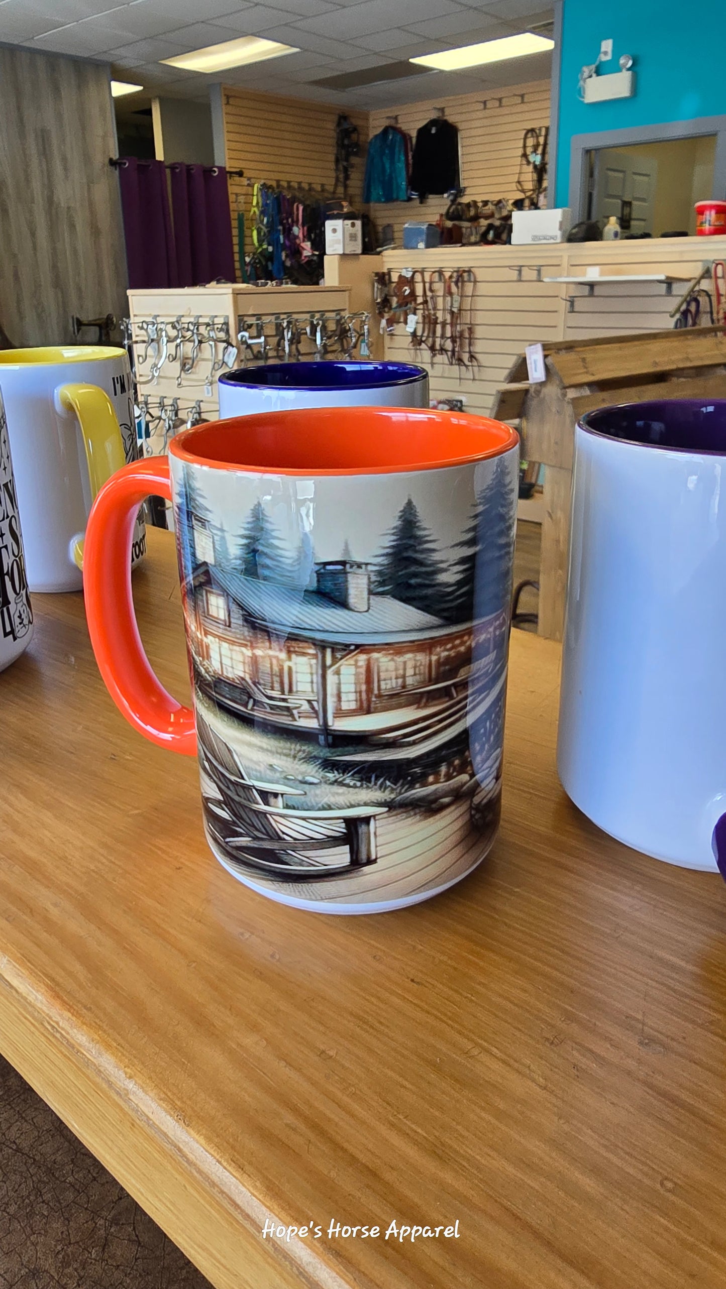 Hope's Horse Apparel custom made mug