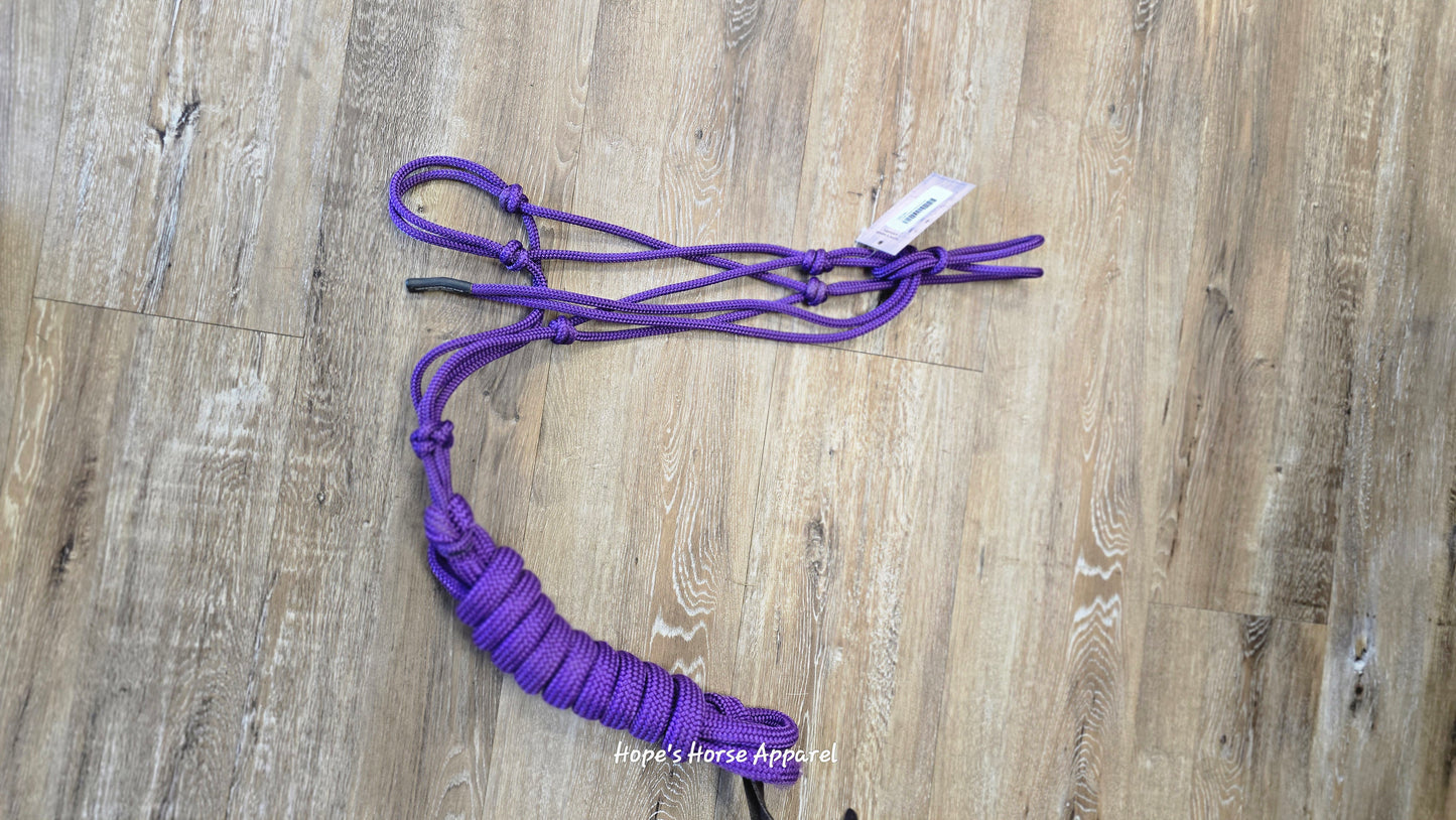 Purple  Rope Halter & Lead
