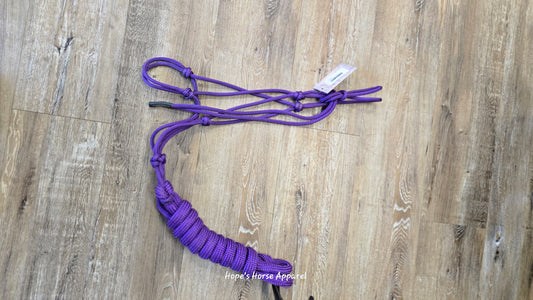Purple  Rope Halter & Lead
