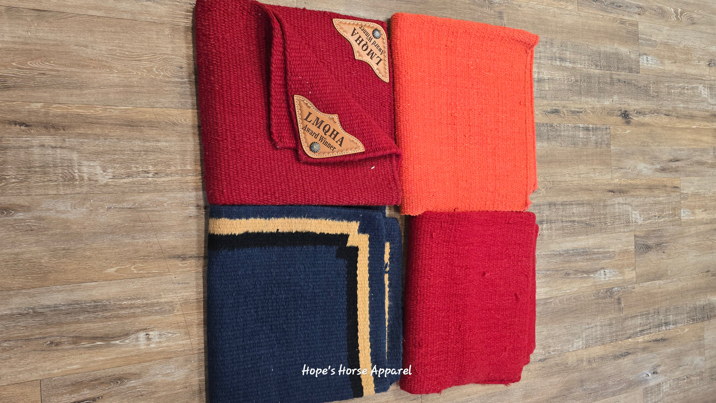 Heavy Weight Wool Saddle Blanket