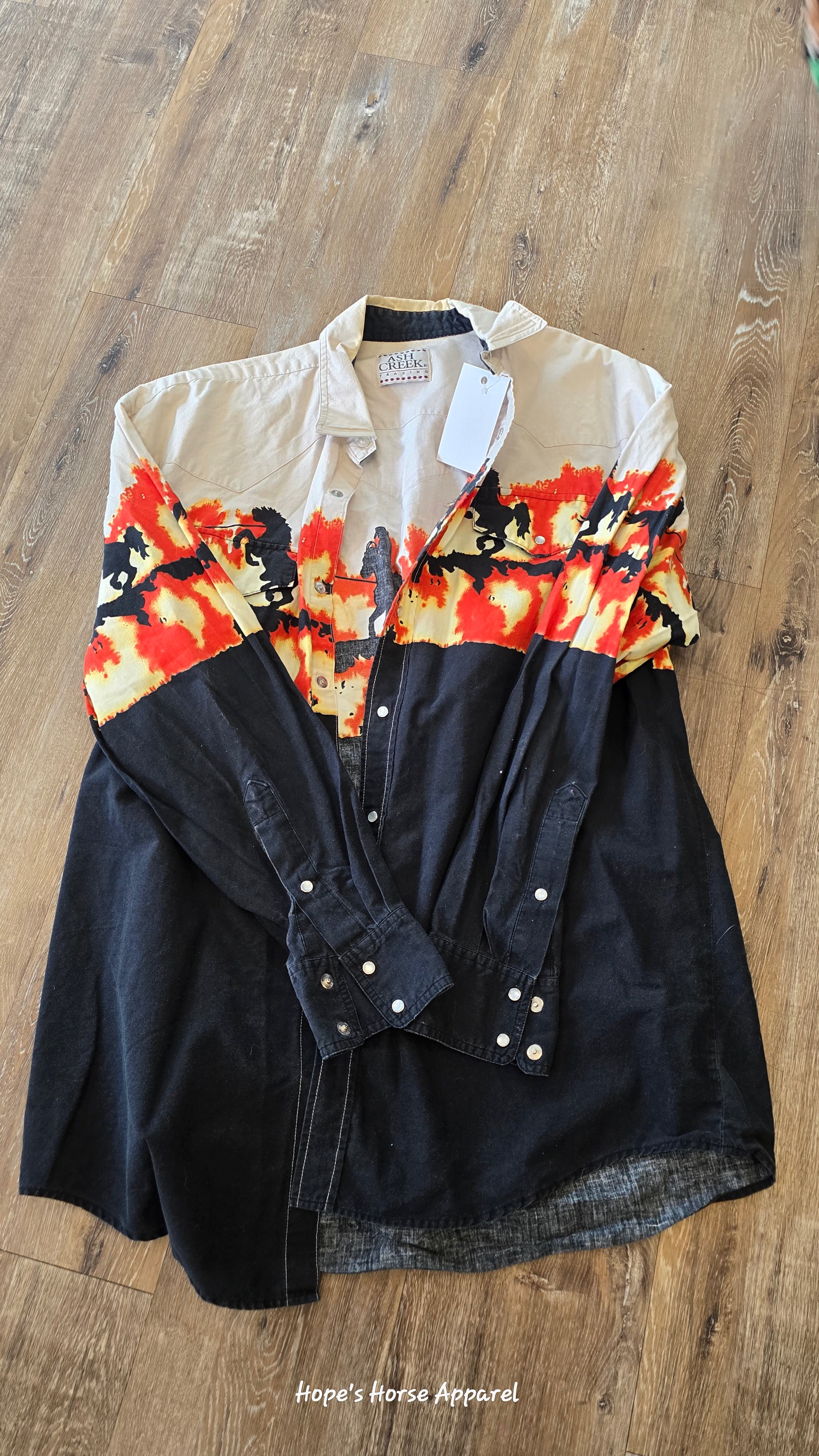Men's Western Shirt, Large